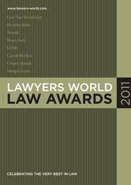 lawyers world law awards 2011